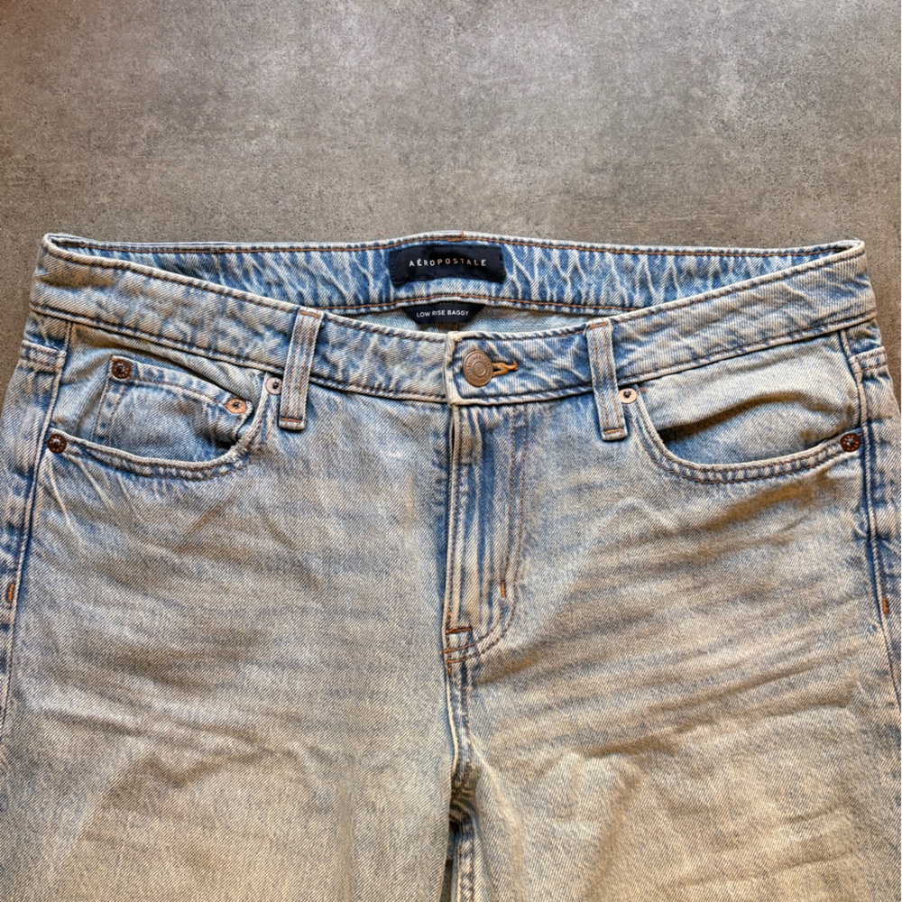 Aeropostale Light Blue Straight Leg Jeans